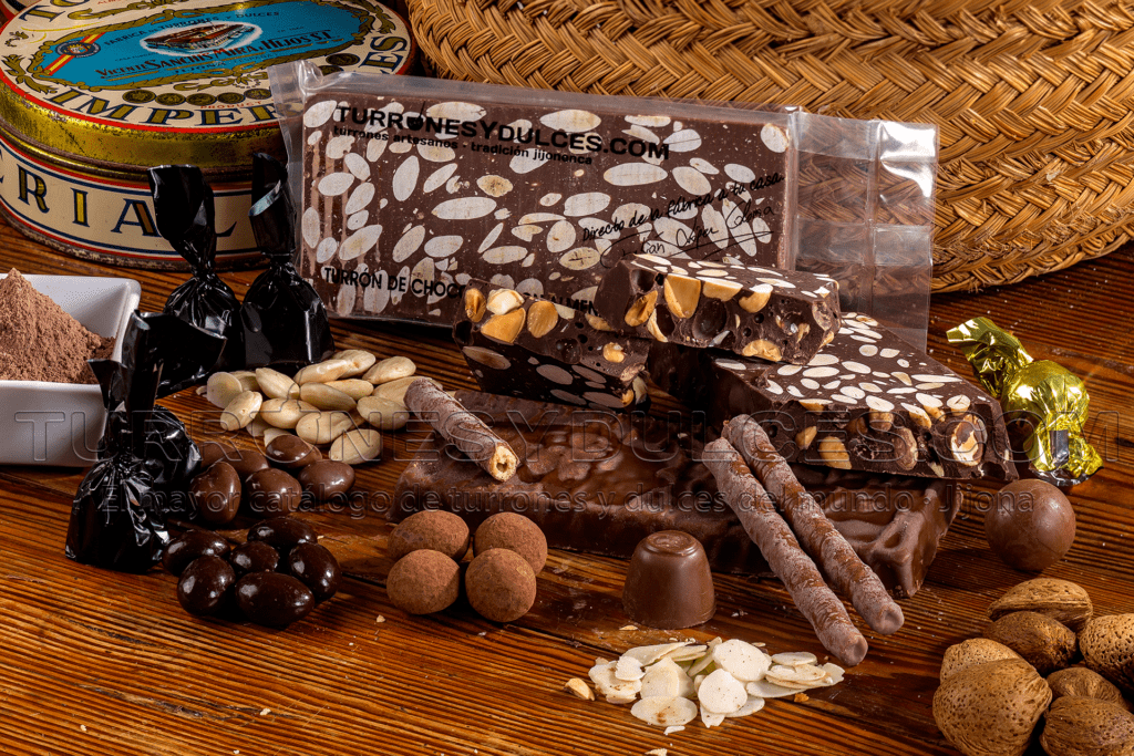 pack turrones de chocolate