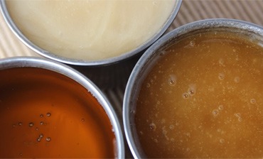 miel cruda texturas
